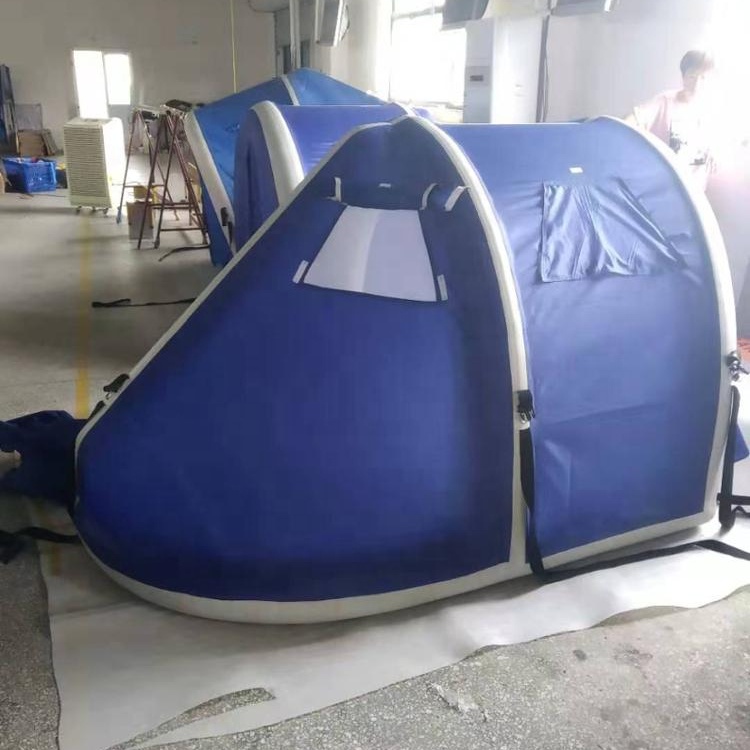 Durable PVC Tarpaulin Inflatable blue Tent For Party